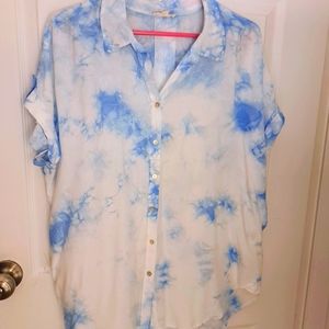 Rayon XL Short Sleeve Blouse